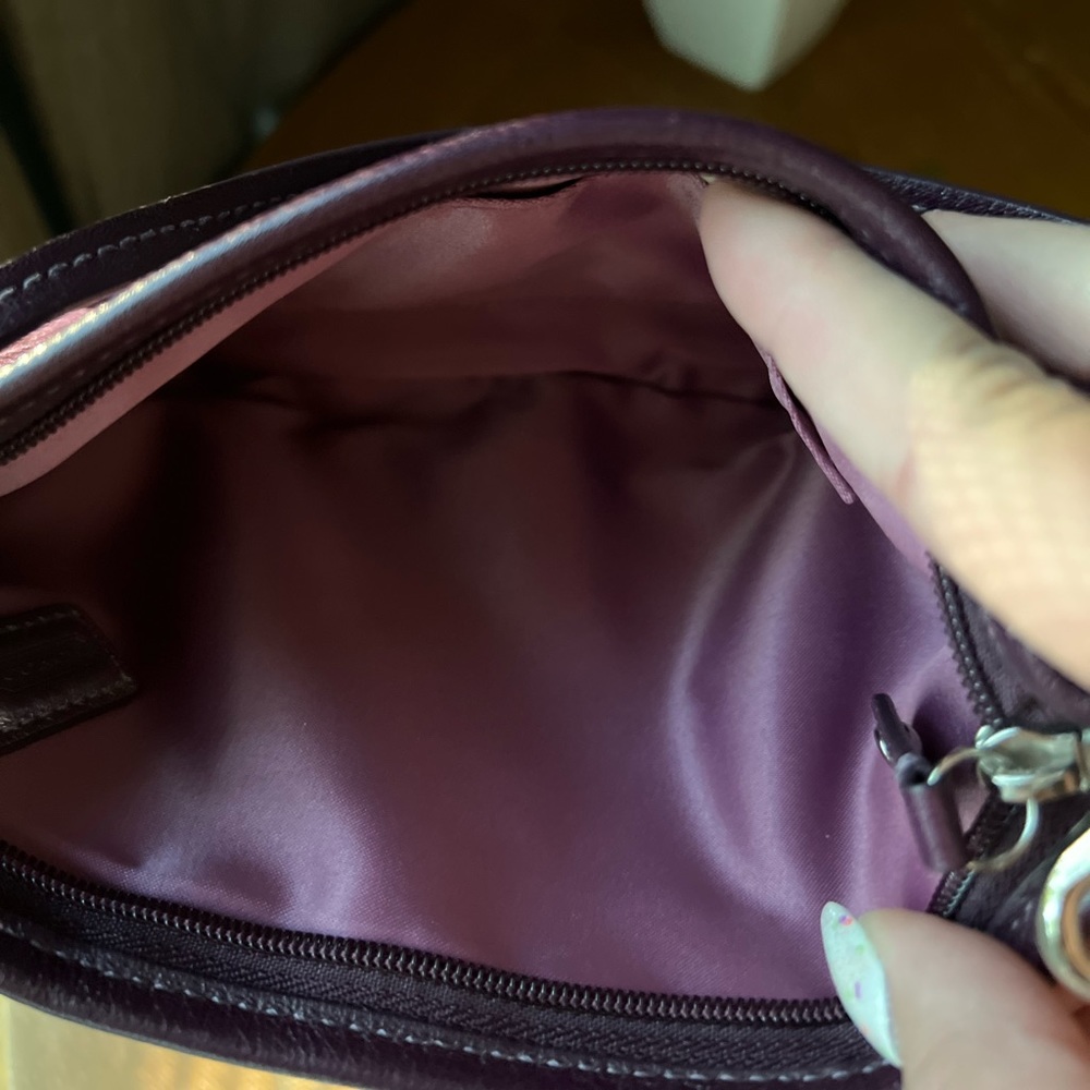 Coach Purple Wristlet EUC - Picture 8 of 8